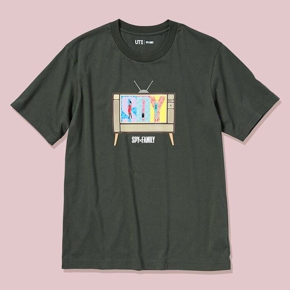 Uniqlo SPY x FAMILY UT Short-Sleeve Graphic T-Shirt DARK GRAY, Size L $24.90 Yor